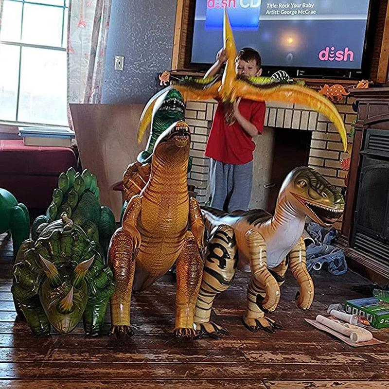 Compra online de Dinossauro Pvc balão inflável brinquedo de dinossauro  realista dinossauro crianças presente festa de decoração